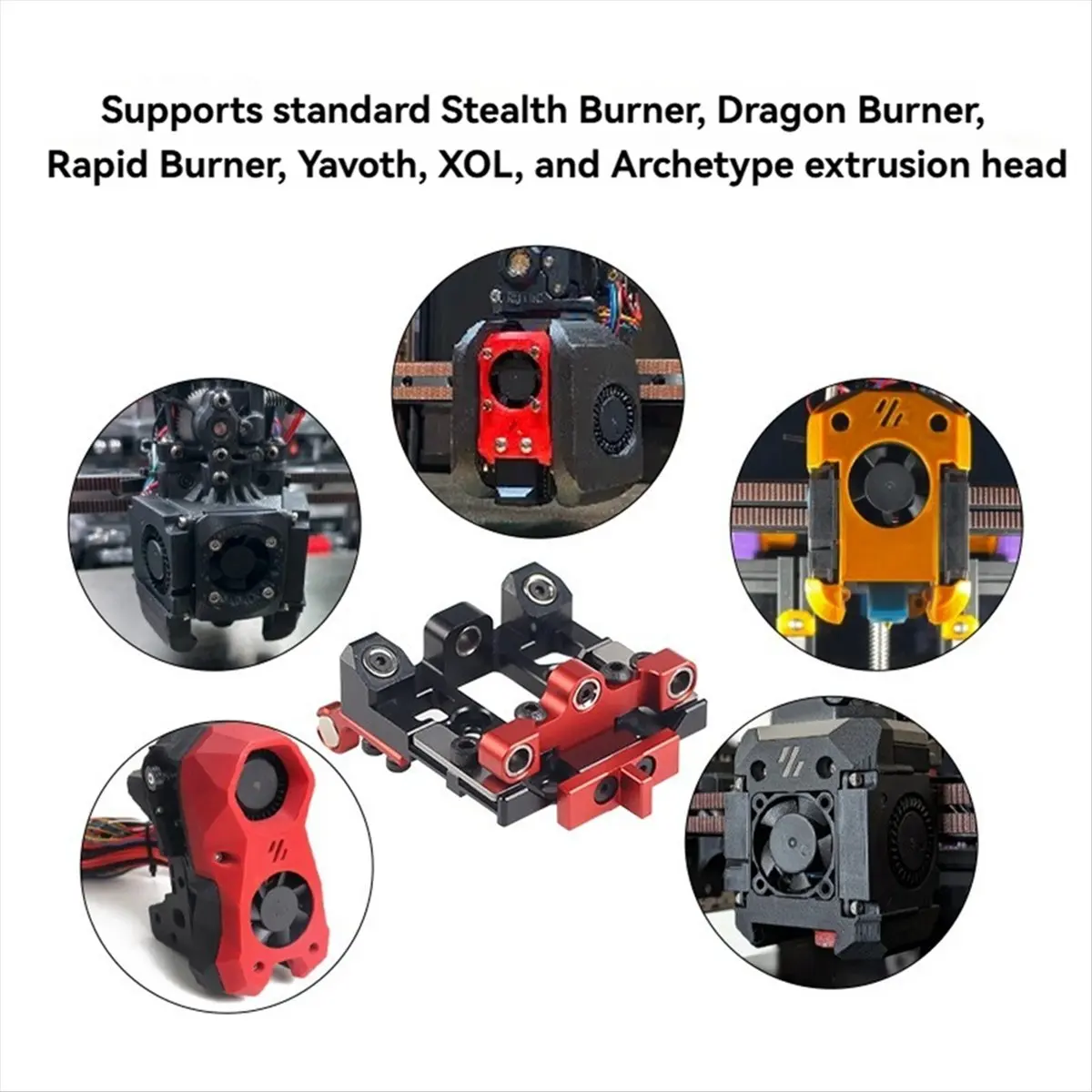 

Комплект для переоборудования экструдера BOFF Stealthchanger CNC: инструмент для смены головки экструдера с 6 модулями печатных плат TAP для Voron