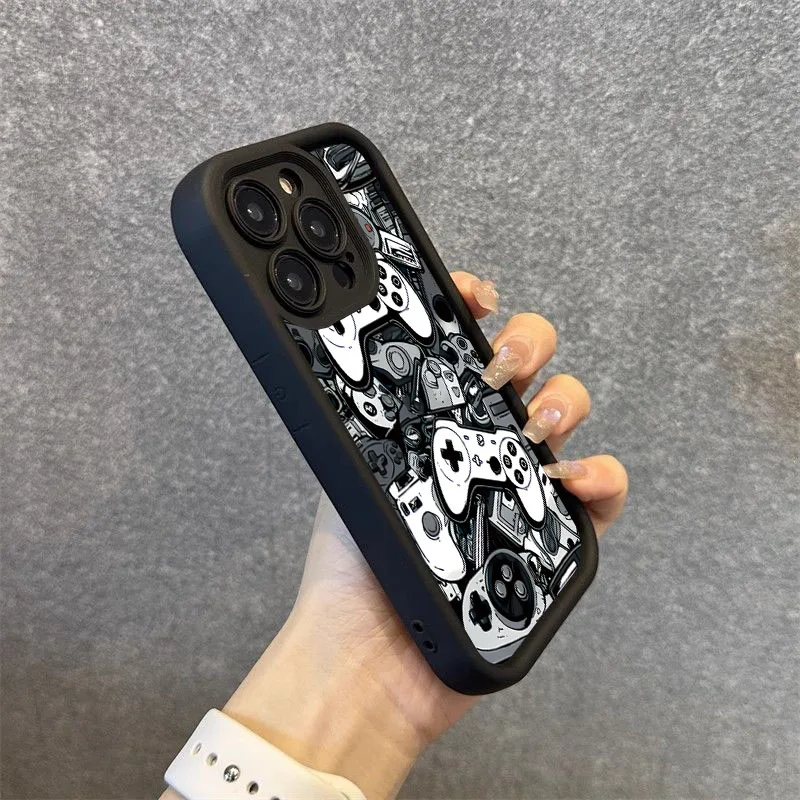 Game Controller Graphic Silicone Case For Samsung Galaxy S26 S25 S24 Ultra S23 FE S22 Plus S21 A56 A54 A35 A55 A34 A33 A53 Cover - view 3