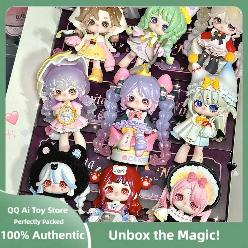 

Ninita Mirror Paradise Blind Box Ninita Anime Figure Cool Girl Action Figure Surprise Bag Home Decor Statue Mystery Box Toy Gift