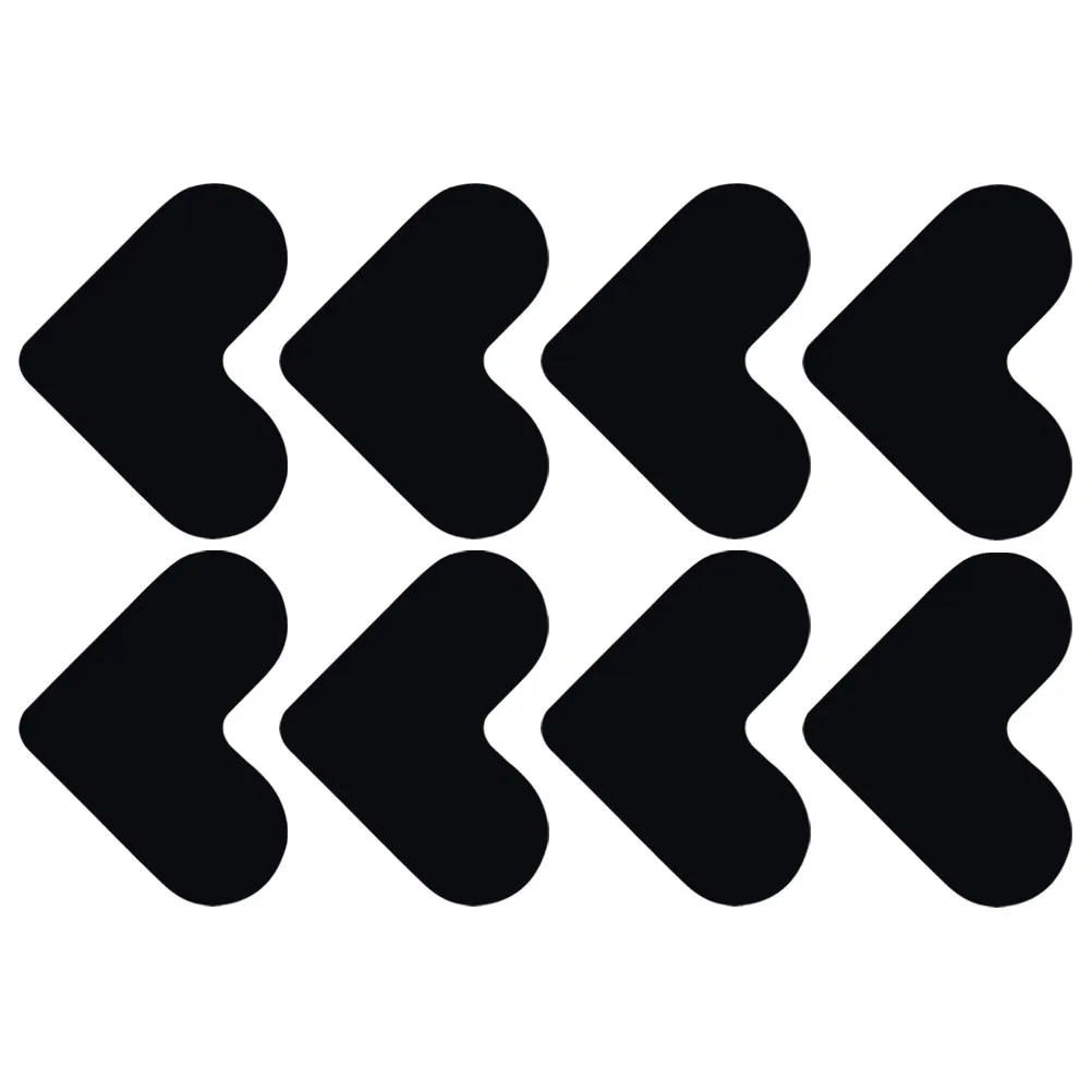 

8Pcs Carpet Tape for Area Rugs Over Carpet Non Slip Rug Pads Stickers for Laminate Tile Hardwood Floors Heart Design Thin PU