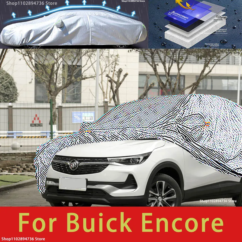 For Buick Encore Car protective cover, sun protection, cooling protection, car clothing, car paint protection auto