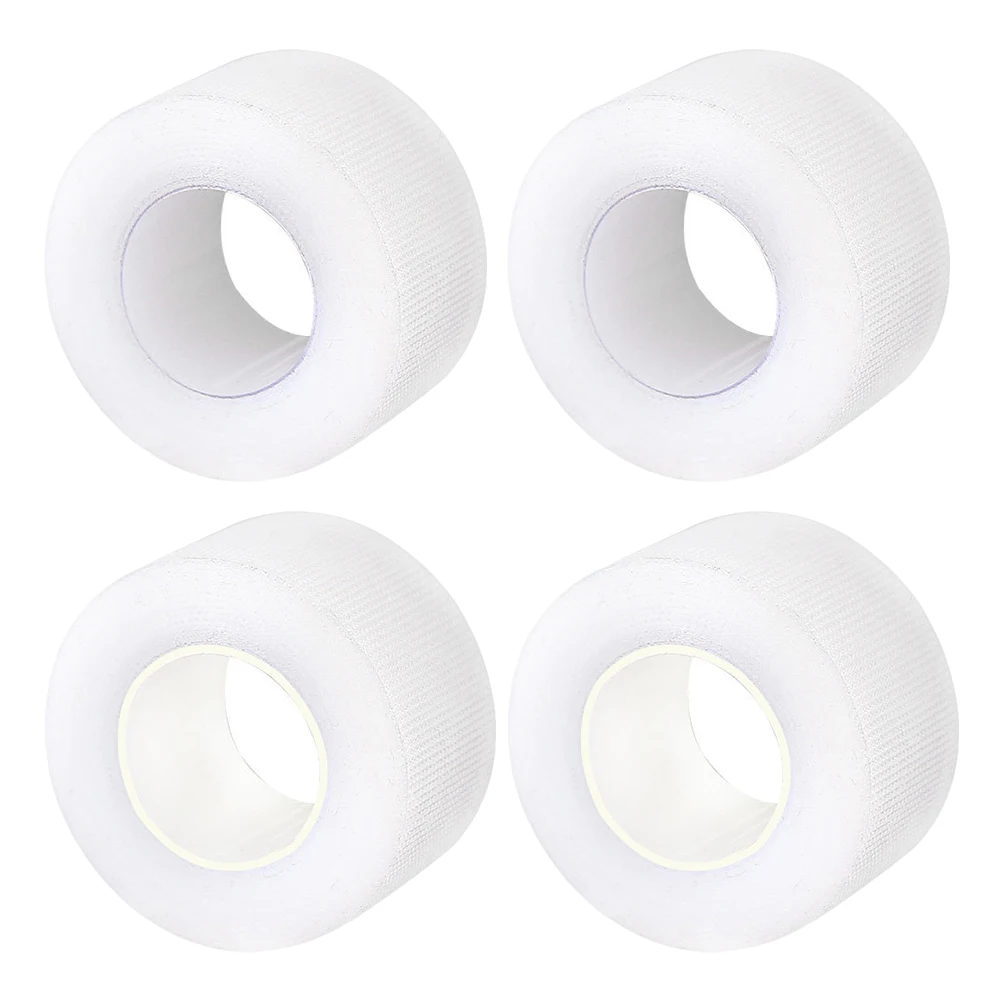 

4pcs Foot Heel Stickers Transparent Soft PE Material Pads Shock Absorption Waterproof For Heel Toe