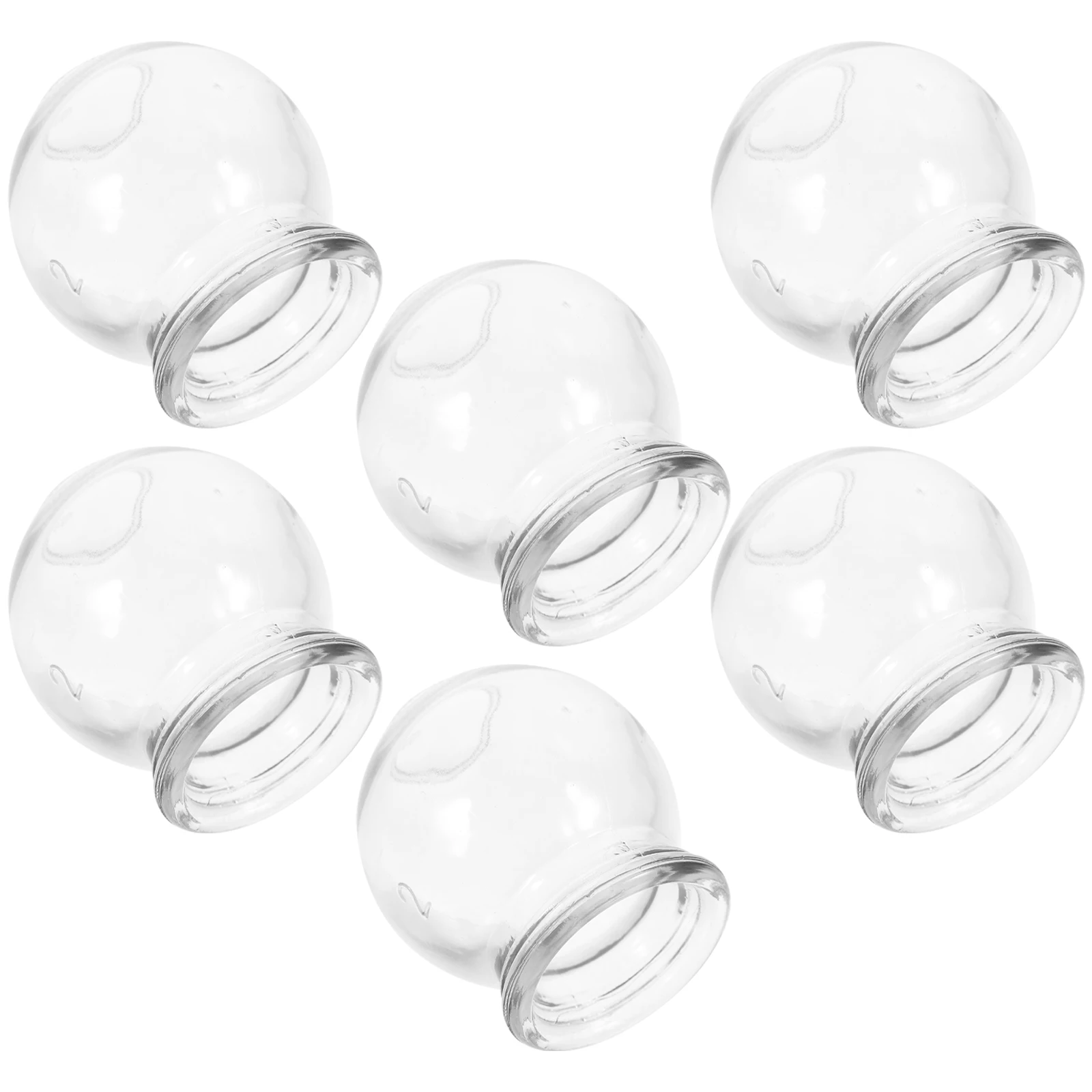 

6 Pcs Glass Cupping Therapy Kit Massage Cups Multifunction Face Tool Tools Body Device