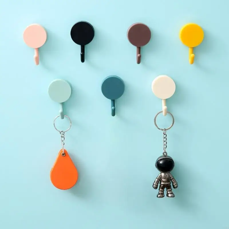 Adhesive Wall Hook Damage Frees Strong Hold Waterproof Bathroom Kitchen Decoration Hook For Home Organization - Image 3