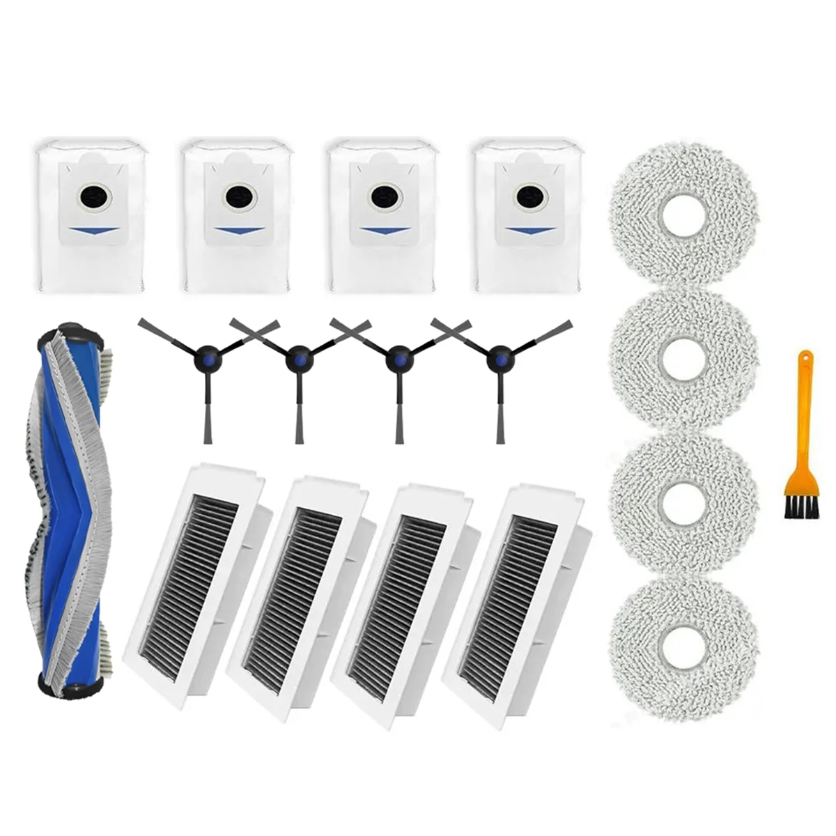 For DEEBOOT X5 OMNI / X5 PRO Replacement Parts Accessories Side Brush Hepa Filter Mop Cloth Dust Bag