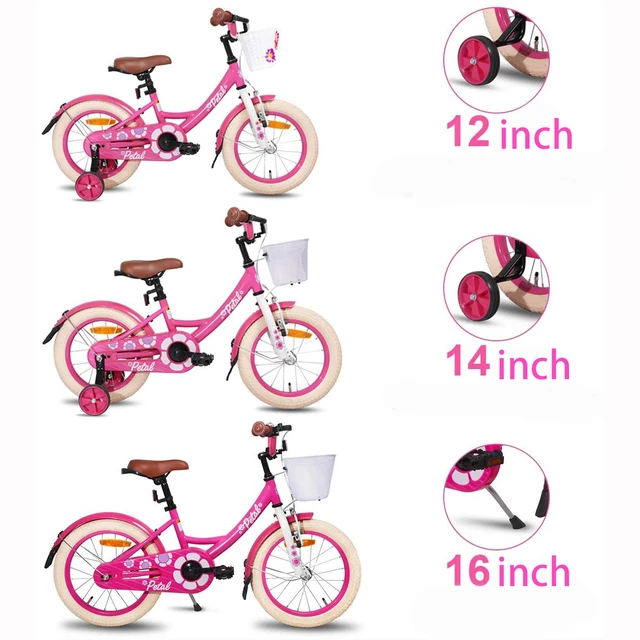 Velo rose 14 pouces best sale