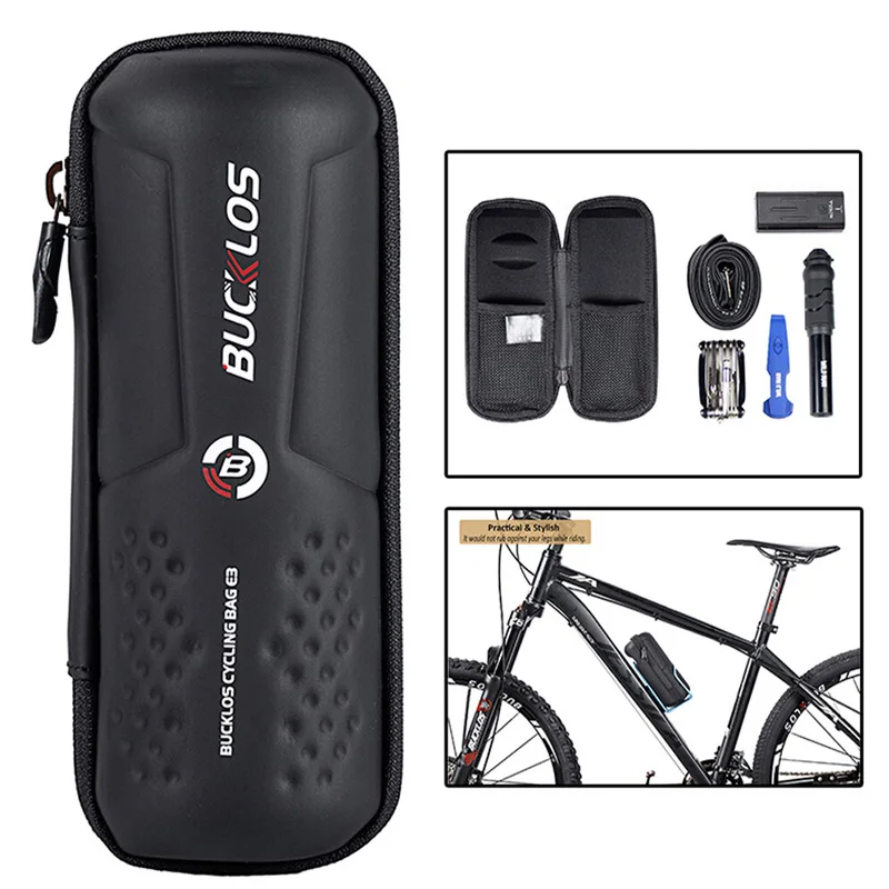 AliExpress BUCKLOS Road Bicycle Bags Portable Mountain Bike Tail Bag MTB Bag Rainproof Bike Bottle Repair Tools Kit Holder Case Cycling Parts