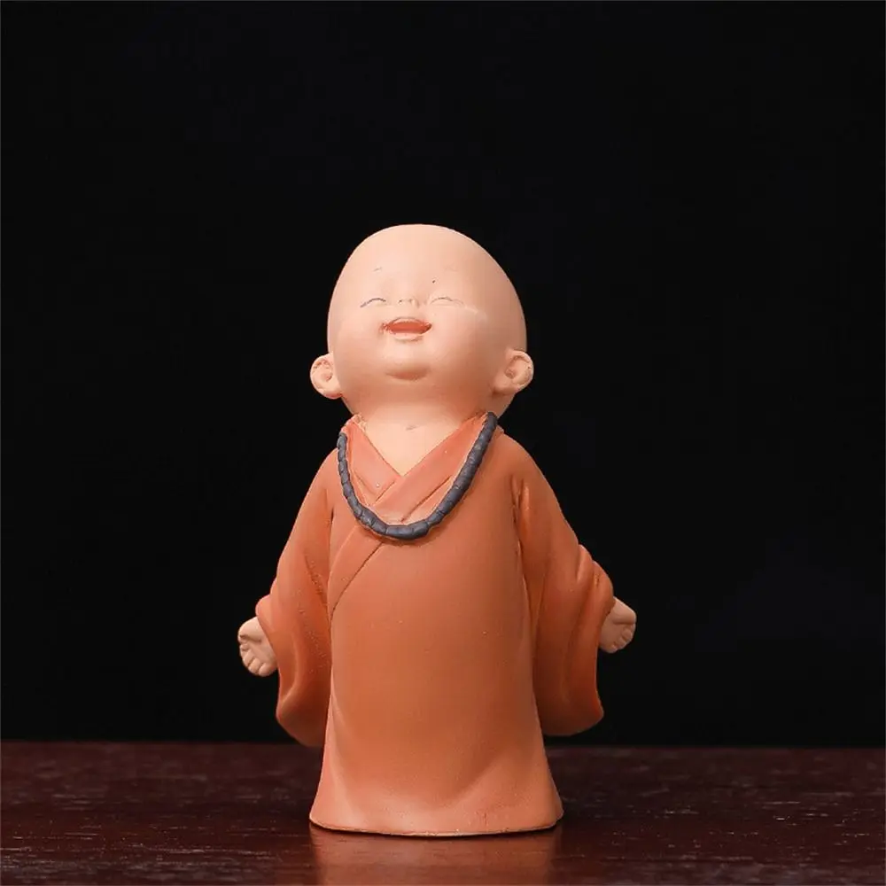 

Desk Miniatures Resin Car Decoration Religion Buddha Monk Ornament Little Monk Figurine Small Monk Status Buddha Monk Statue