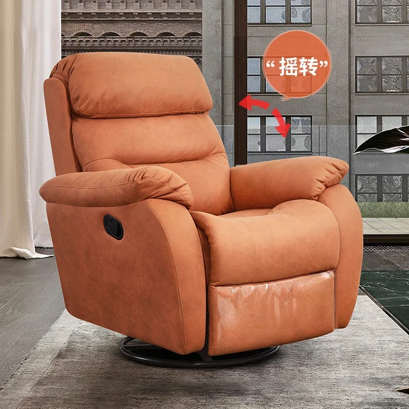 Multi-functional lazy space sofa chair living room casual fat single sofa rockable reclining chair small household home