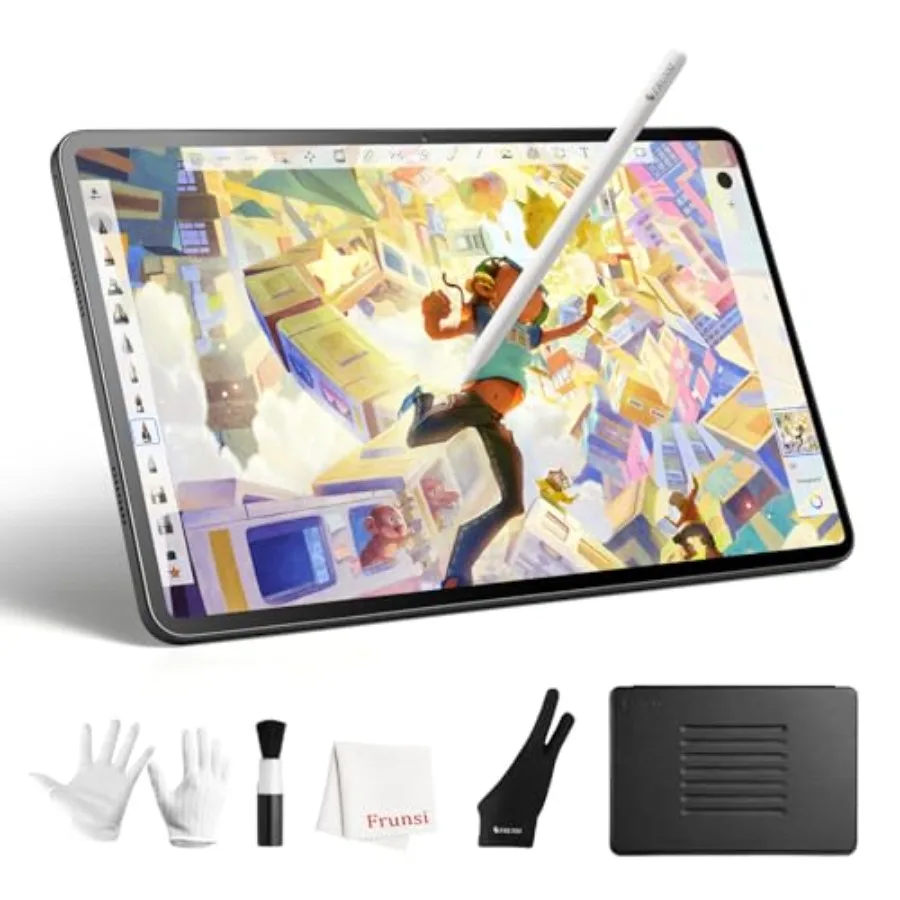 

Drawing tablet for artists and students: 12-inch FHD display standalone operation octa-core CPU pre-installed drawing apps and