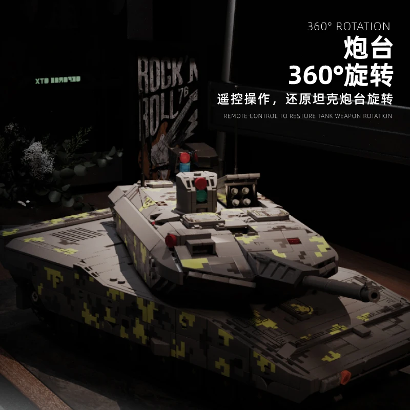 Military ww2 classic Tank Model 2035pcs Building Blocks Children Toys KF51 Armored Cars Soldier Figures Army Bricks Toys for Boy