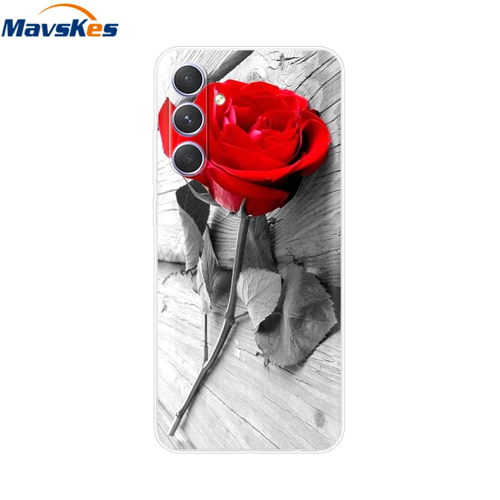 حافظة لهاتف سامسونج جالاكسي A05S حافظة من السيليكون الناعم الشفاف لهاتف سامسونج جالاكسي A05s حافظة ممتصة للصدمات من السيليكون