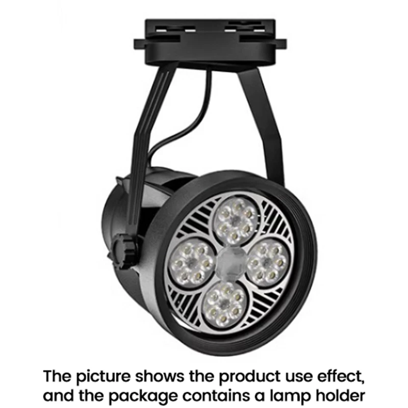 ABDJ-قواعد المصباح المسار دعامة إضاءة قابل للتعديل E27 PAR30 الأضواء المسار دعامة إضاءة للاستخدام التجاري والمنزلي