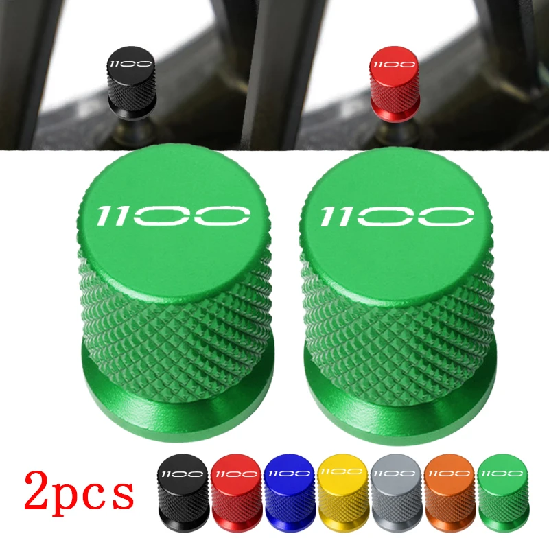 2 قطعة دراجة نارية الإطارات صمام قبعات غطاء إطار العجلة CNC سبائك الألومنيوم 2026 لكاواساكي Z1100 SE SX Versys 1100 SE Versys 1100SE #1