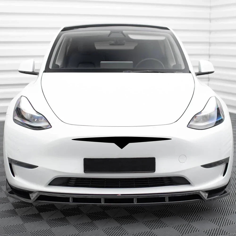 Personalized Vinyl Front Bumper Sticker for Tesla Model 3 Y X S – Custom Car Decal, Auto Tuning Decor Accessory