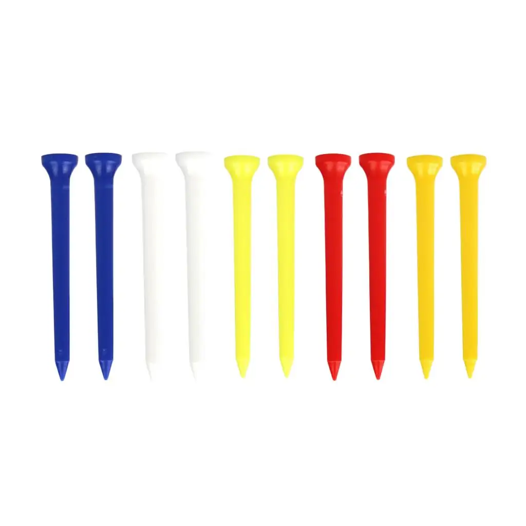 

4x Unbreakable 0.47inch Width Golf Nails Mixed Color for Various Golf Clubs Stronger Than Wood Tees