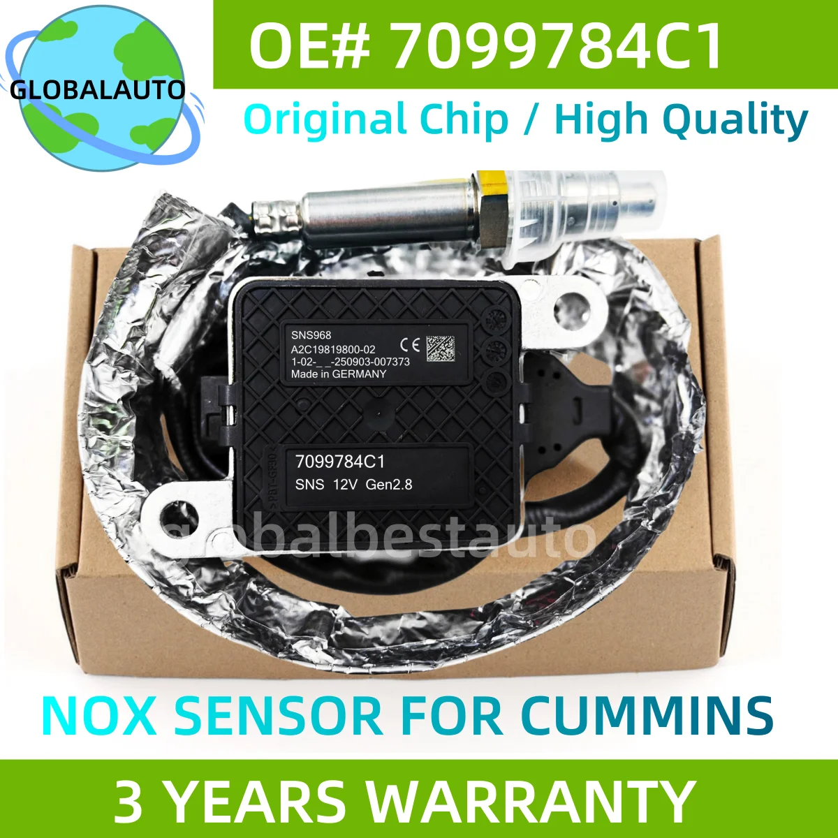 

7099784C1 7099783C1 High Quality New Nitrogen Oxide Nox Sensor For Cummins International Truck A2C19819800-02