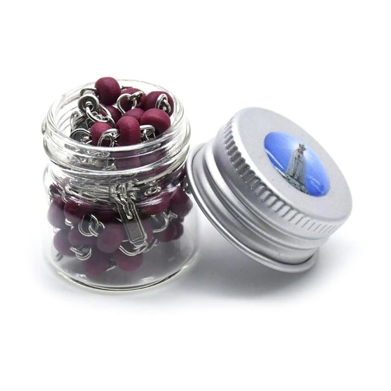 Para o colar rosário cruzado, ornamento pingente pingente sagrado para o bebê do bebê para bebê orando