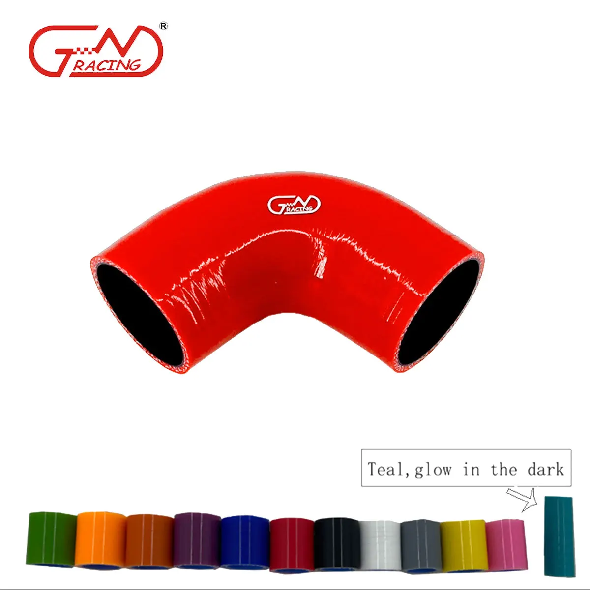 خرطوم أنابيب سيليكون عالمي ، موصل 90 درجة ، مبرد بيني للسيارة ، مقرنة أنابيب السحب التوربيني ، أحمر ، متعدد الأحجام #1