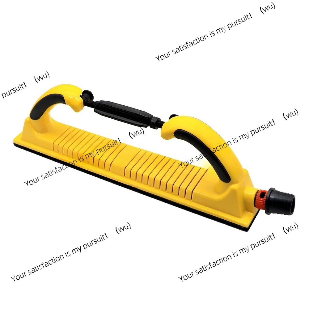 1PC Hand Sanding File Block with Hook&Loop Backing, 400*70mm Hand Sander Dust Extraction Sanding Block for Automotive Finishing