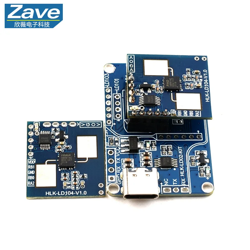Hailingke 10G Microwave & 5.8G Radar Human Motion Sensor Modules (LD105/LD104/LD012/LD016)