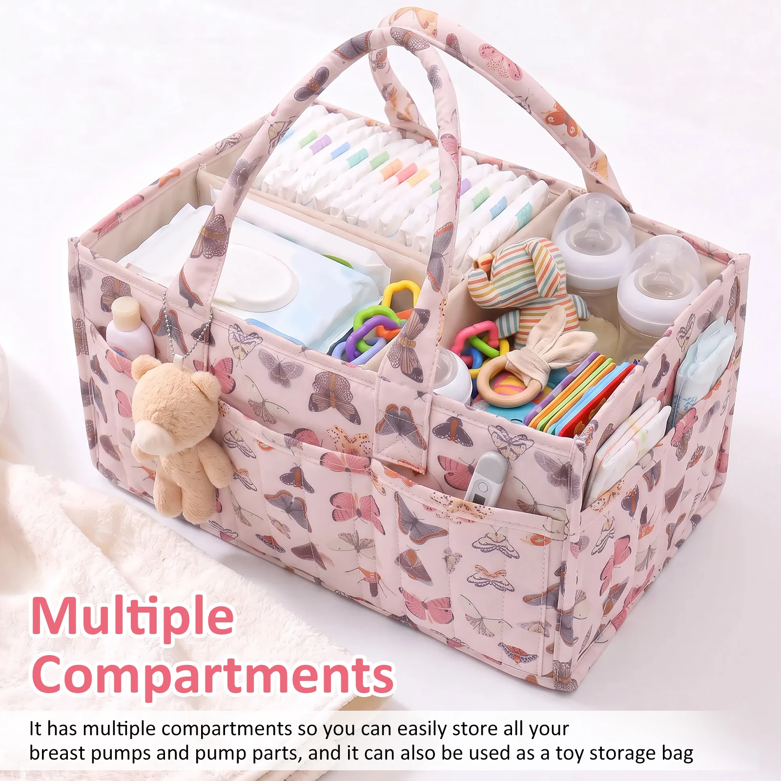 Baby Diaper Caddy Organizer Po - Baby Nursery Shelves recension och pris