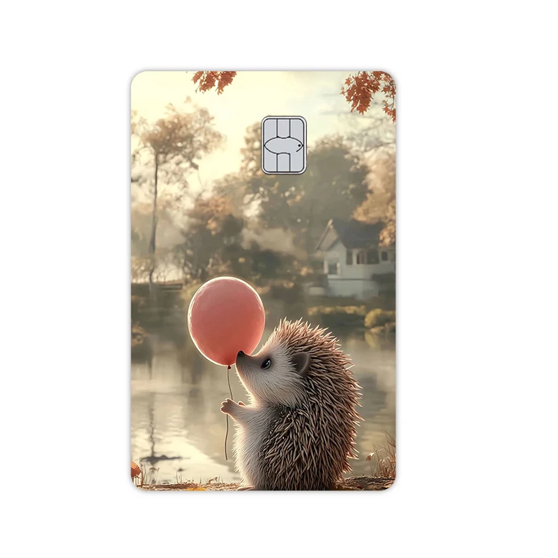 Cartoon Kat Patroon Credit Debet Bank Visa Kaart Skin Stickers Mode Street View Diy Bus Metro Kaart Film Beschermhoes Decor