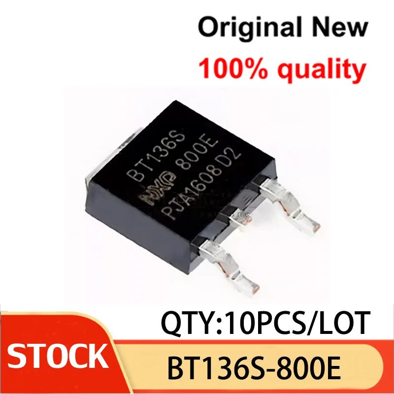 (10piece)100% New BT136S-600E BT136S-800E BT136S TO-252 Thyristor chipset