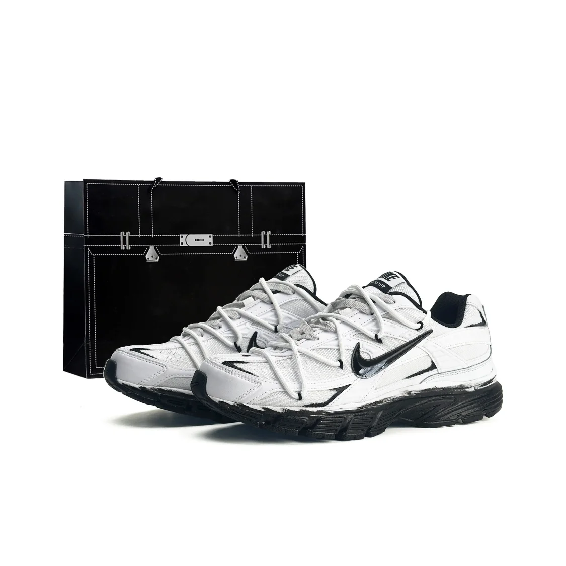 

[Customized Sneakers] Nike Initiator Special Gift Box – Alien Exploration Vintage Distressed Running Shoes – Unisex