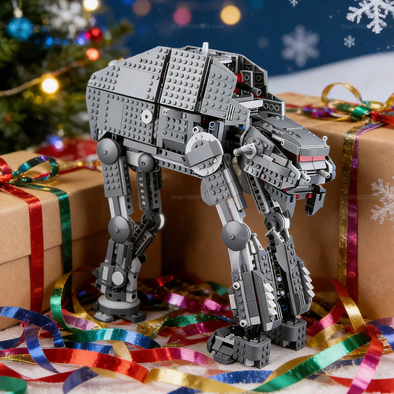 Armored Building Block Toy Transport  Robot Puzzle Assembly Building Block Role Play Toy Boy Children Birthday Gifts Collection