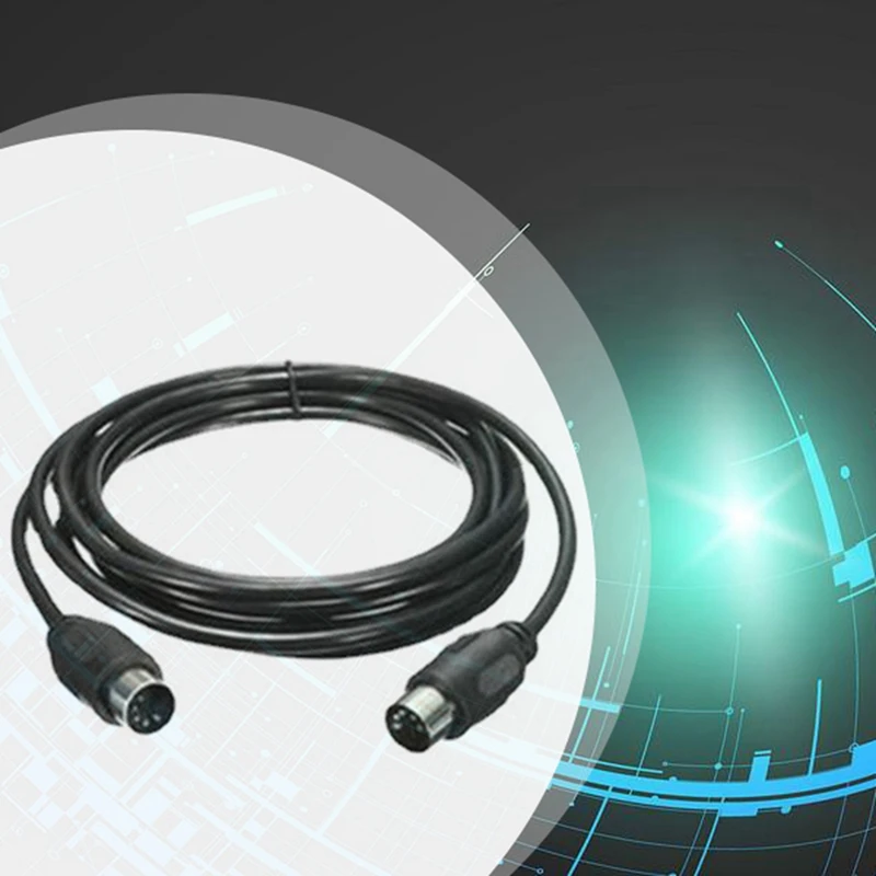 Удлинительный кабель MIDI 5-контактный между мужчинами Высококачественный удлинительный кабель MIDI для электрического фортепиано-гитарного инструмента