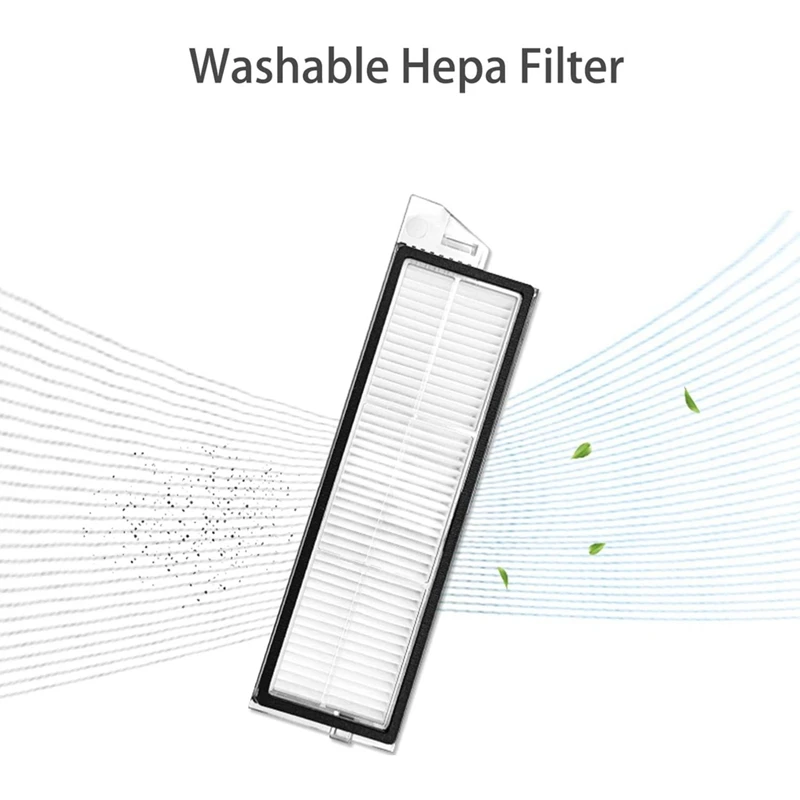 สำหรับ roborock S8 MaxV อัลตร้า & S8สูงสุดหุ่นยนต์ทำความสะอาดแบบลูกกลิ้งแปรงด้านข้างตัวกรอง HEPA ม็อบอุปกรณ์เสริมแผ่นรองถูพื้น