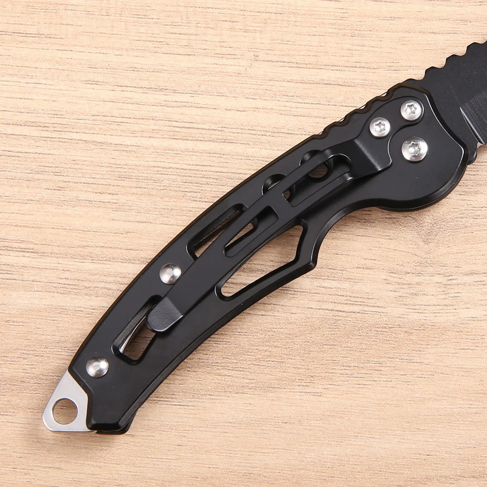 Stainless Steel Keychain Folding Knife Outdoor Carrying Knife Mirror Sharp Pocket Knife Fruit Knife Folding Knife