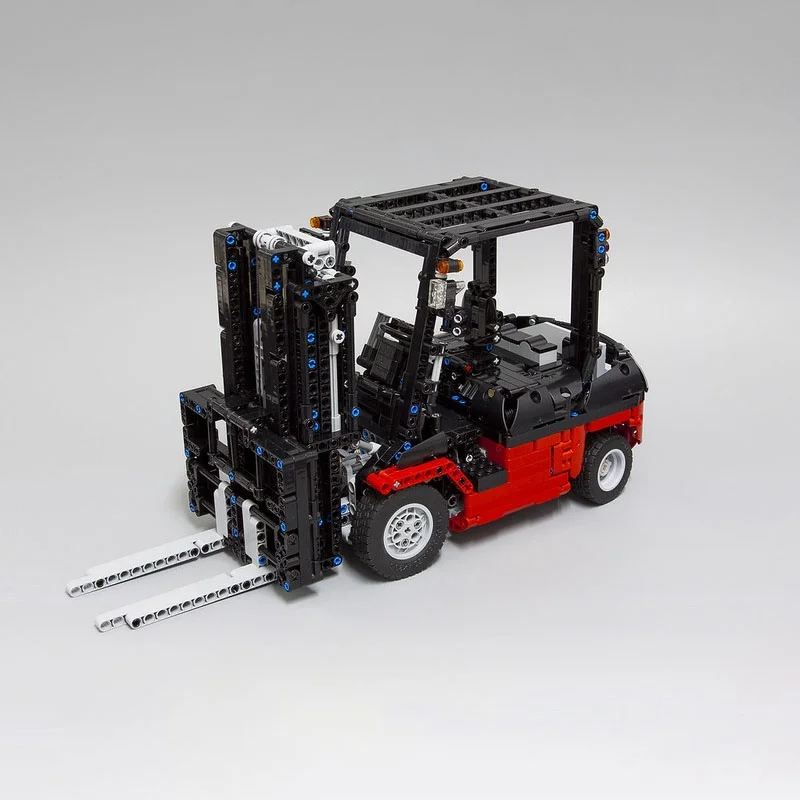 1768 قطعة MOC رافعة شوكية فنية مخصصة Mk II نموذج بناء هدايا عيد الميلاد كتل لعبة الهندسة المعمارية التعليم الطوب الاطفال عيد ميلاد #4