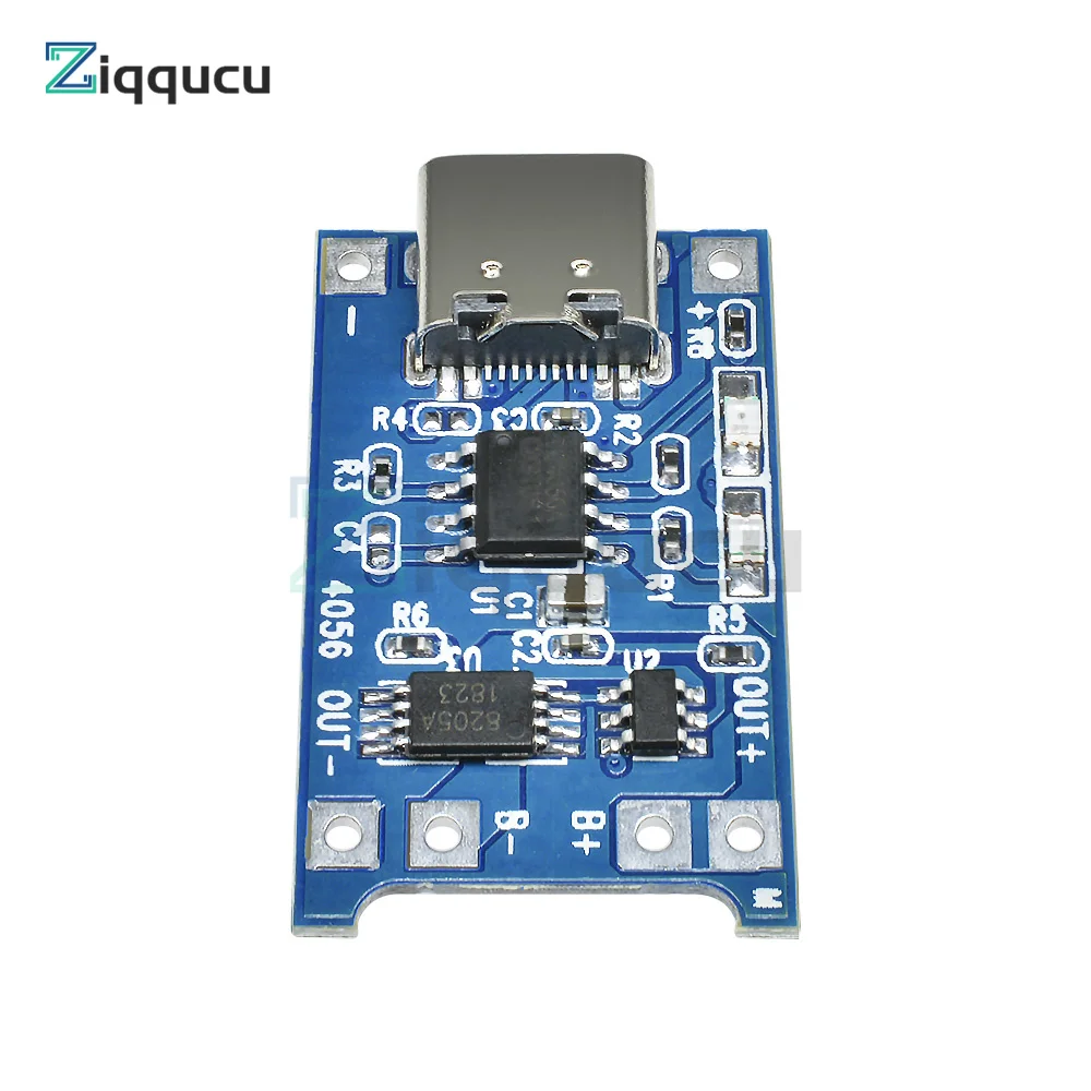 1-10pcs Type-c Micro USB 5V 1A 18650 TP4056 Lithium Battery Charger Module Charging Board With Protection Dual Functions TP4056