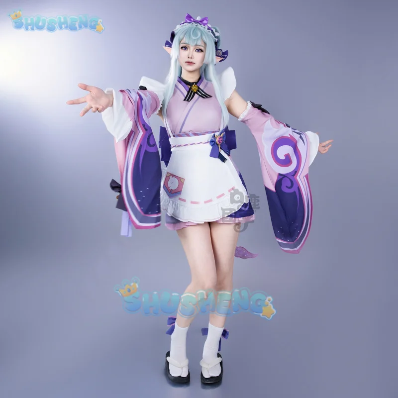 Genshin impacto yummatuki mizuki cosplay traje peruca avental headwear brincos jogo uniforme natlan festa de halloween para meninas femininas