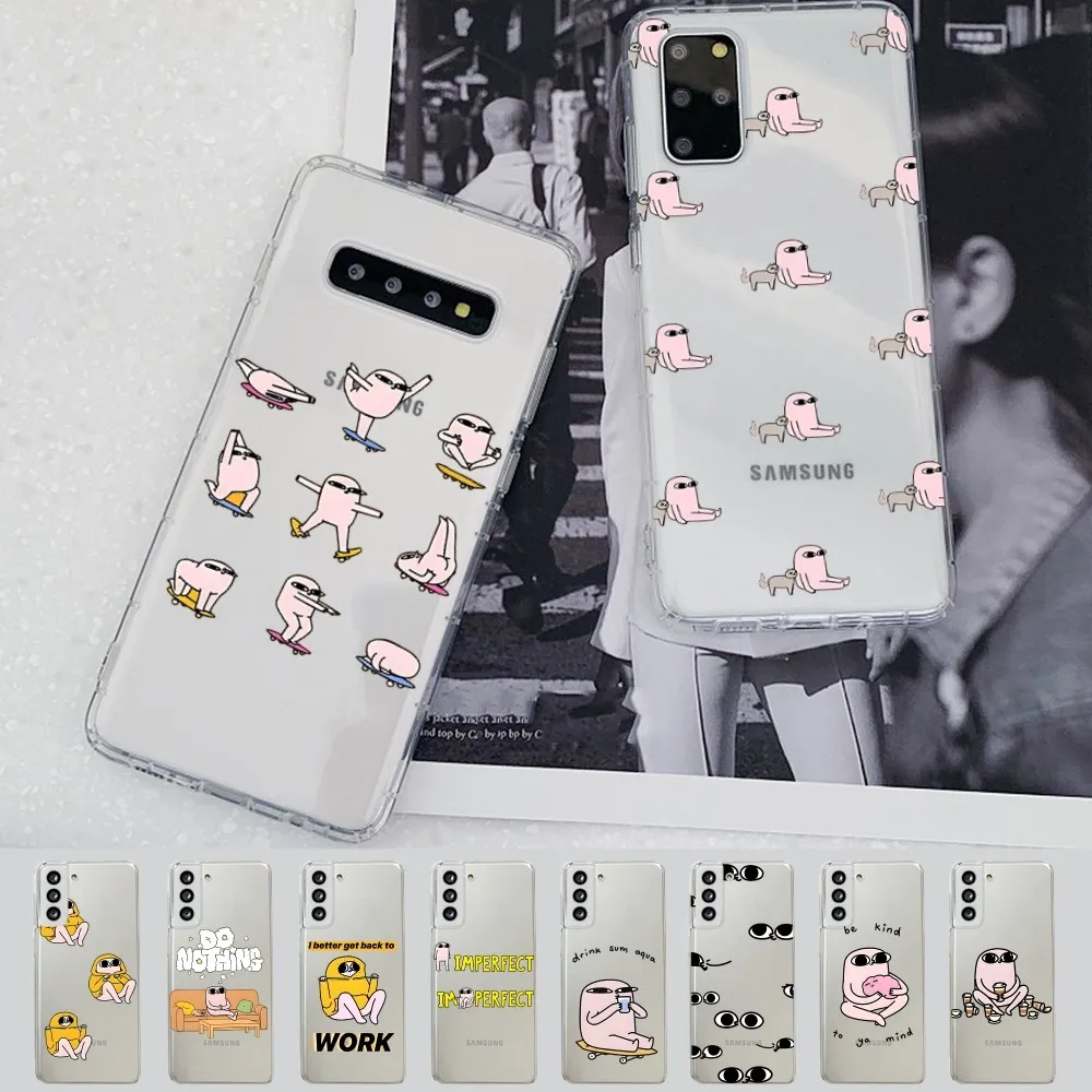 Ketnipz Beanbag Phone Case for Samsung A12 21 30 31 51 52 70 71 for Redmi8 9 10 for Honor10 70 50 Clear Case