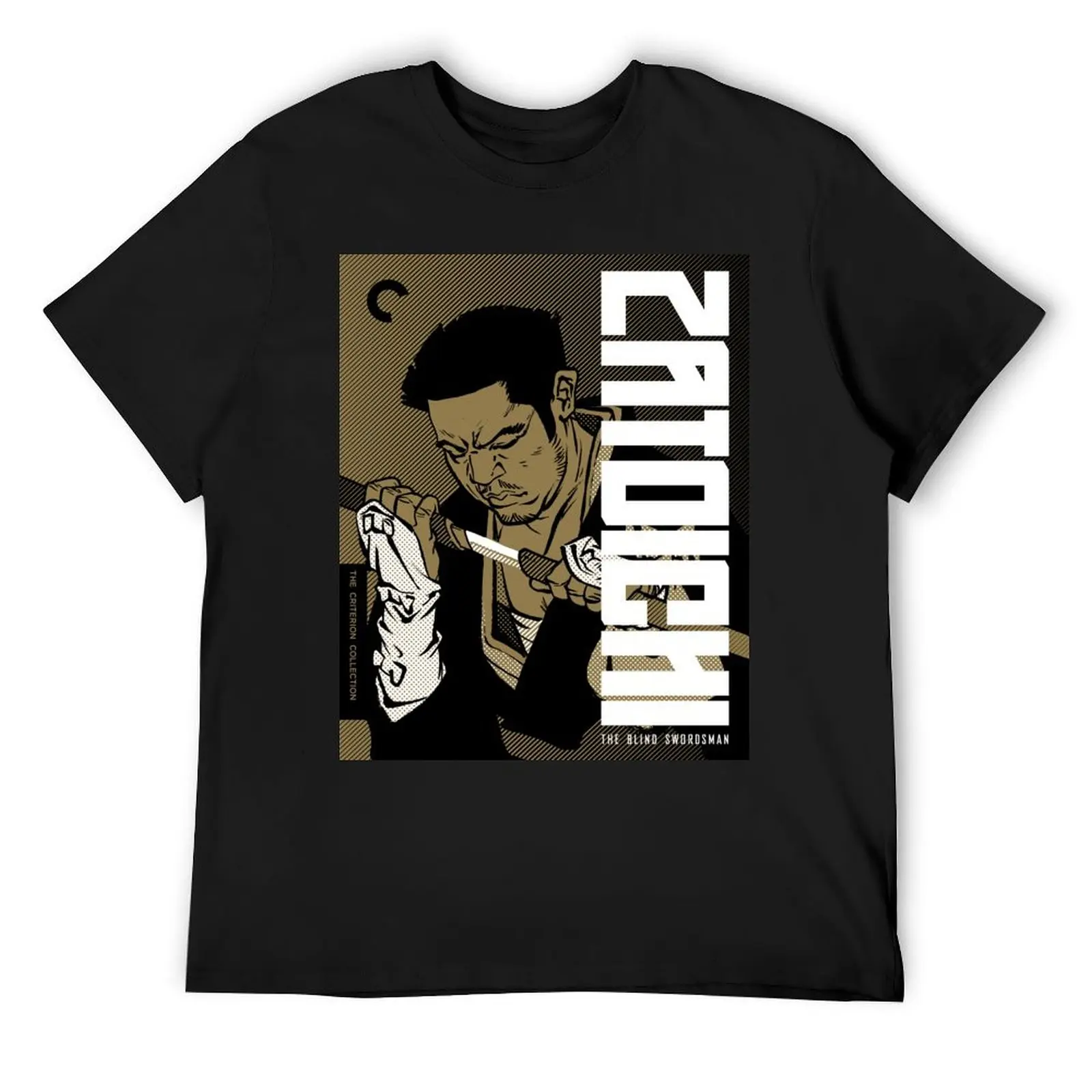 Zatoichi Samurai blind swordsmen, T-Shirt street wear cotton graphic tees men t shirts high quality