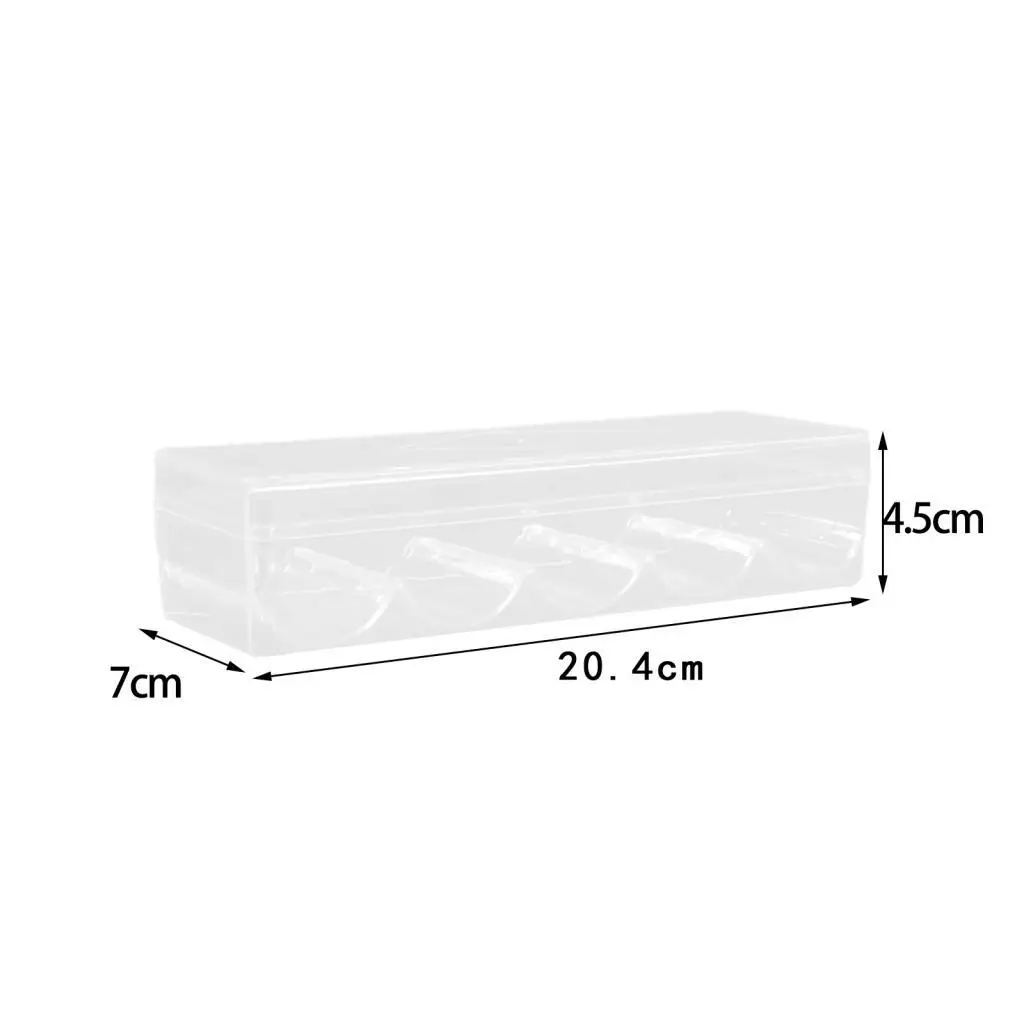 حامل رقائق الأكريليك الشفاف يحمل 100 شريحة خزانة عرض مقاومة للغبار للعائلة