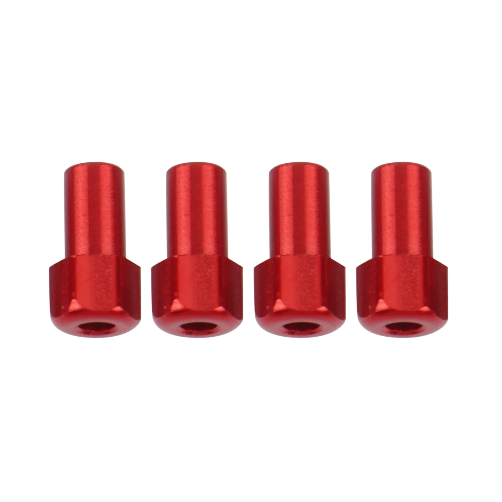 Excellent-4Pcs Metal Extended 7MM Hex Wheel Hubs Combiner +4MM For AXIAL SCX24 90081 AXI00001 1/24 RC Crawler Car Upgrade Parts