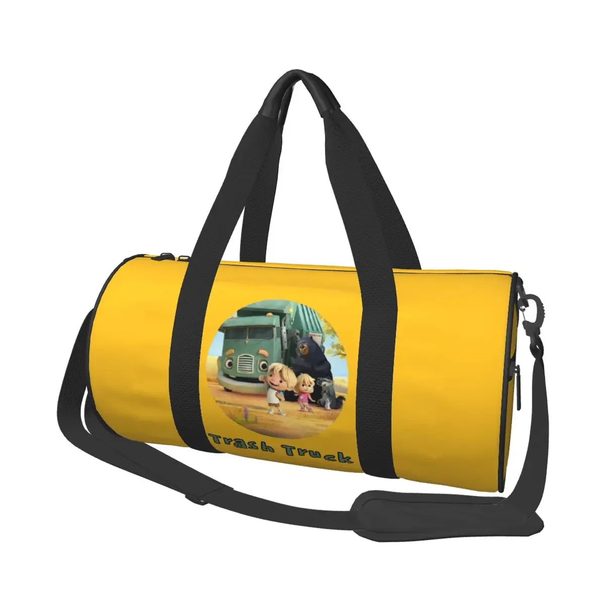 

Trash Truck Animation Large Duffle Gym Bag Multi-Functional Duffle Travel Bags Handbags Fitness bag