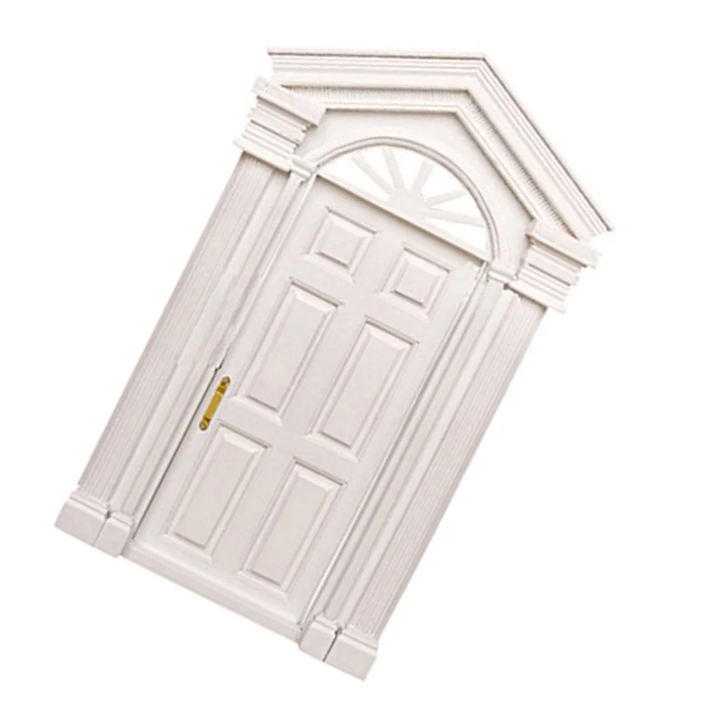 Miniture House Furniture Furnituren Open Door Game White Wooden