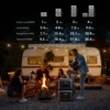 Allpowers-ポータブル発電所バッテリー、b1000 1152wh lifepo4バッテリー1152wh、屋外用ソーラー発電機付き追加バッテリー 5