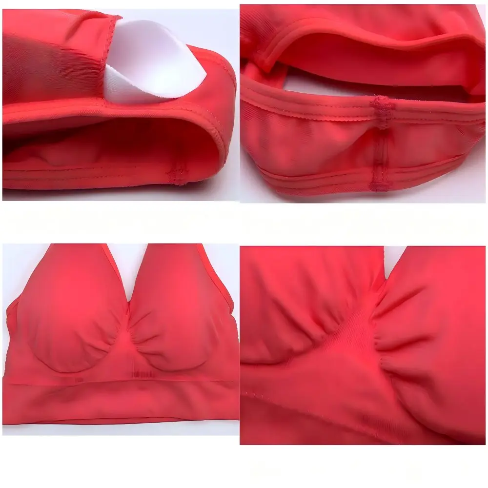 Women Sport Bra Fitness Running Vest Gym Workout Underwear Padded Crop Tops Female Sportswear Brassiere Push Up Bras