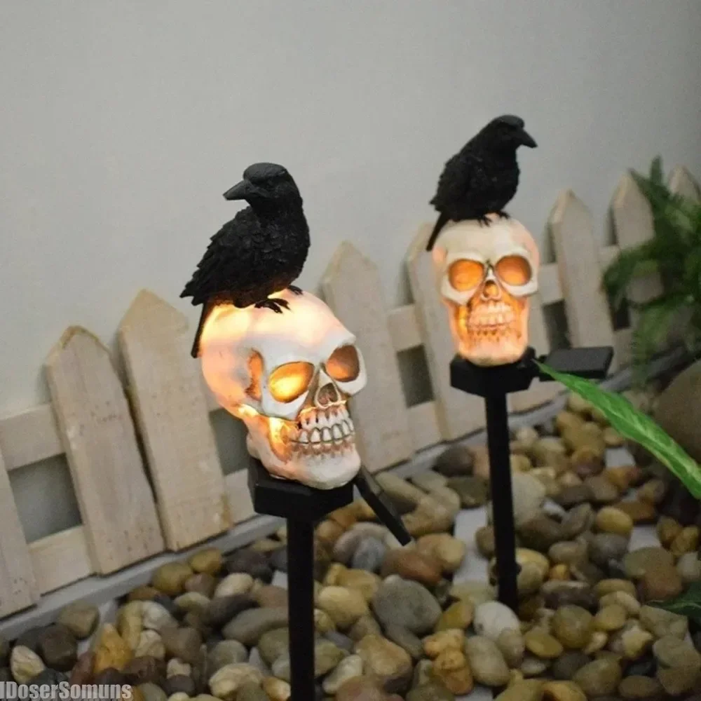 

Halloween Outdoor Light Skeleton Ghost Horror Grimace Party Decor for Courtyard Home Holiday Lighting Garden Decoration