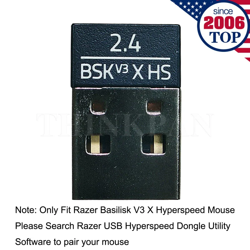 USB Receiver Dongle Adapter Replacement for For Razer Basilisk V3 X Hyperspeed Mouse