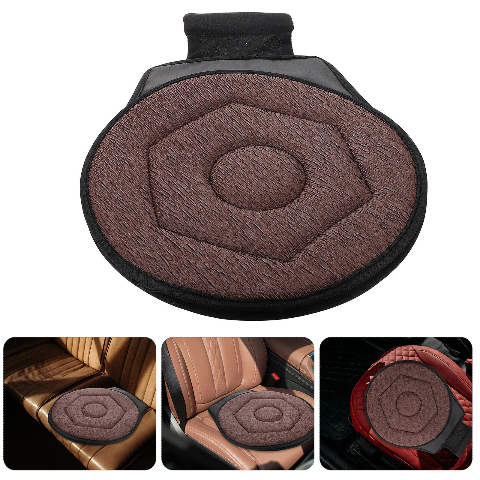 

Rotating Seat Cushion For Car Breathable Swivel Support For Elderly Adults Comfortable Long-Term Sitting Easy Turn