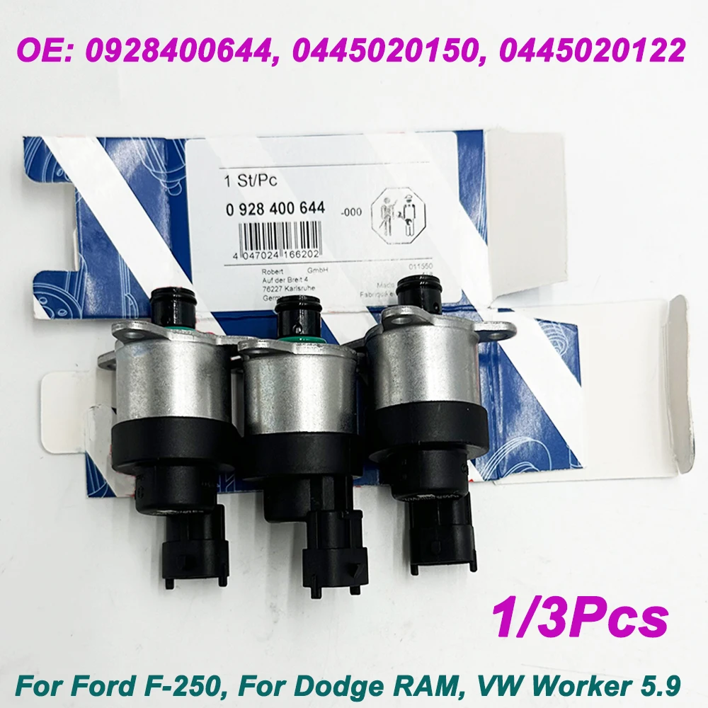 

New 1/3Pcs 0928400644 High Quality Fuel Pressure Regulators 0445020150 0445020122 0445020123 0986437342 For F-250 VW Worker 5.9