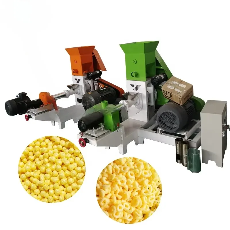 Snack Food Extruder Puffer Rice Corn Puff Maker For Sale