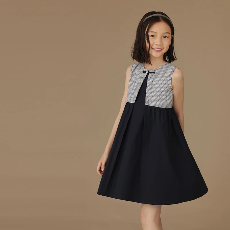 

Kids Clothes Girl Kids Skirt Cotton Thin Summer Dress Sundress Vest Skirt Girl New Chinese Style Dress Girls Elegant Dresses